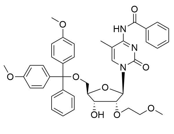 N-苯甲酰基-2'-O-甲氧基乙基-5-O-二甲氧基三苯甲基-5-甲基胞苷